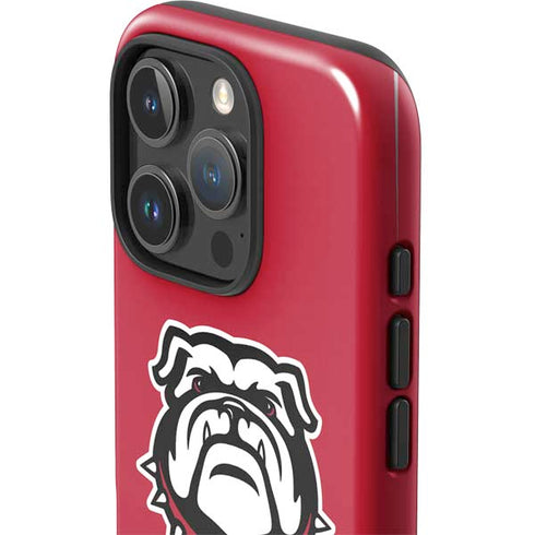 University of Georgia Bulldogs Logo iPhone 16 Pro Max Impact Case